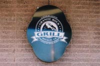 granite rock grill outdoor sign