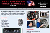 Best American Tires and Wheels website