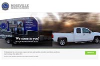 Roseville Mobile Screens website